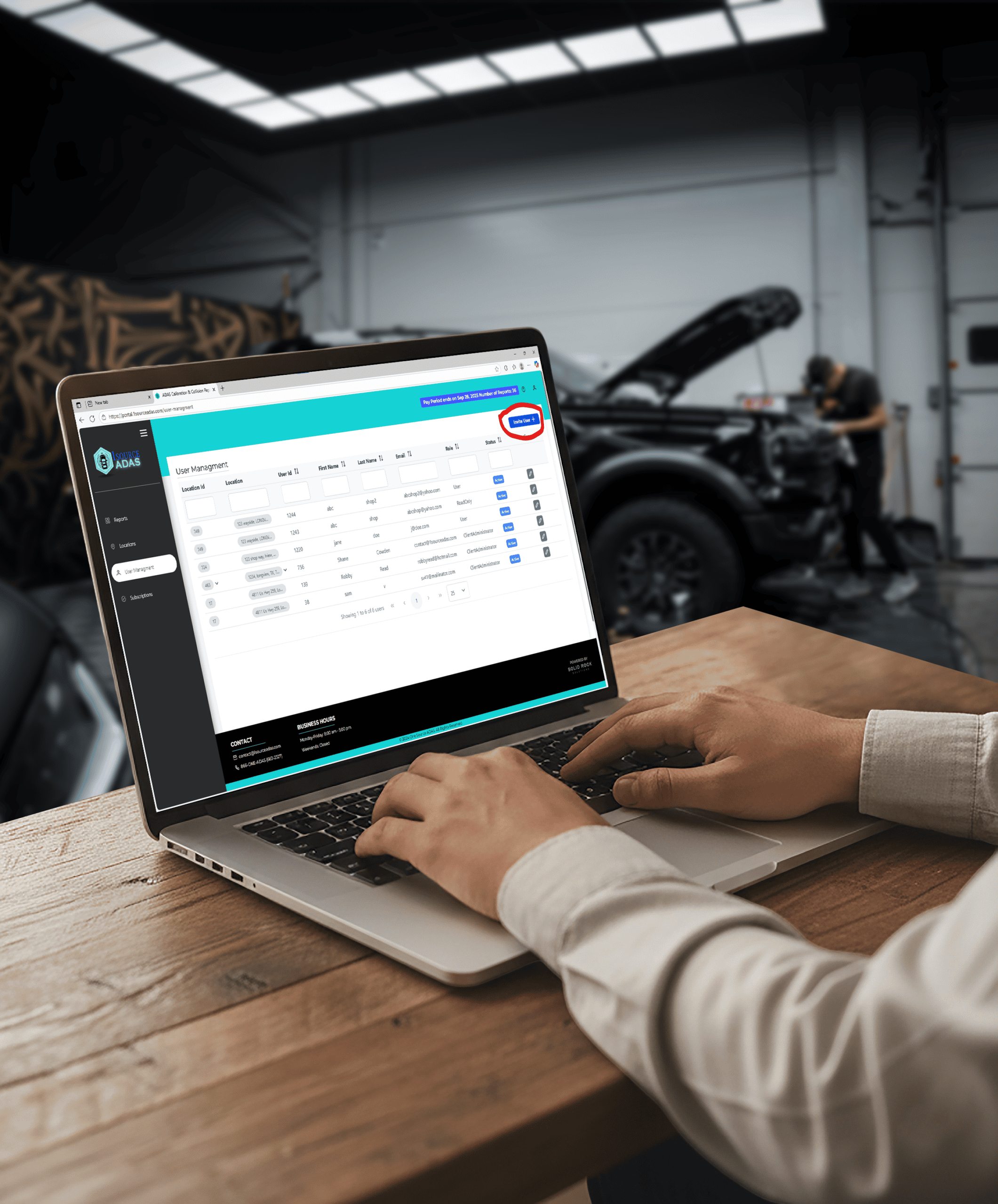 vehicle ADAS camera calibration procedure
