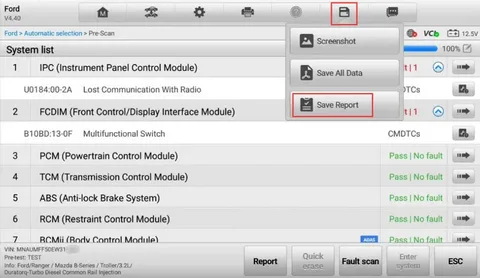 advanced adas calibration reports